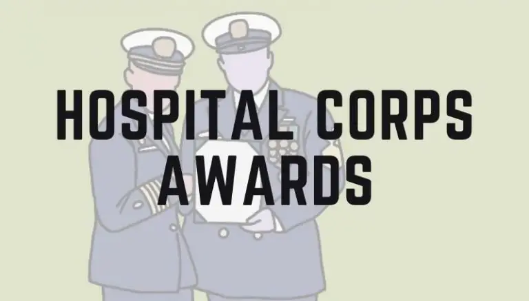 Awards given to the Hospital Corpsmen
