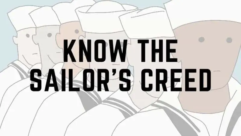 Sailor's creed