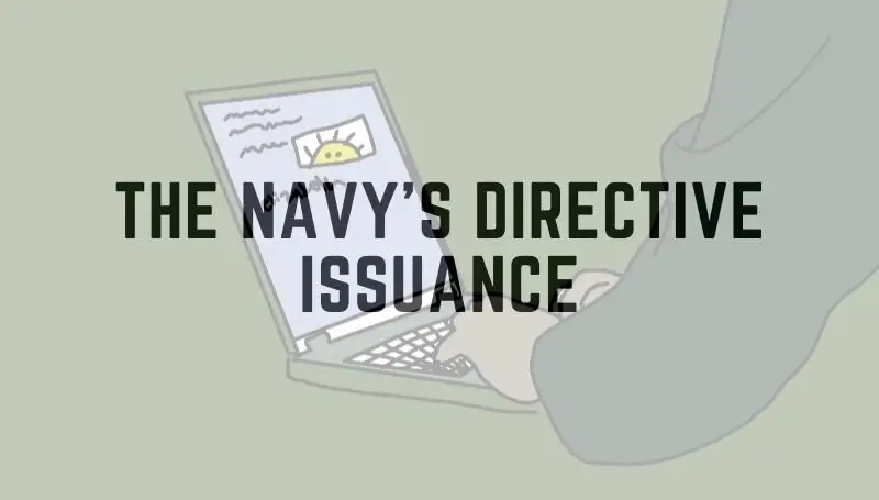 Navy's directive issuance system