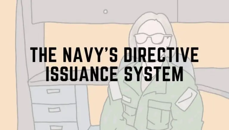The Navy’s directive issuance system